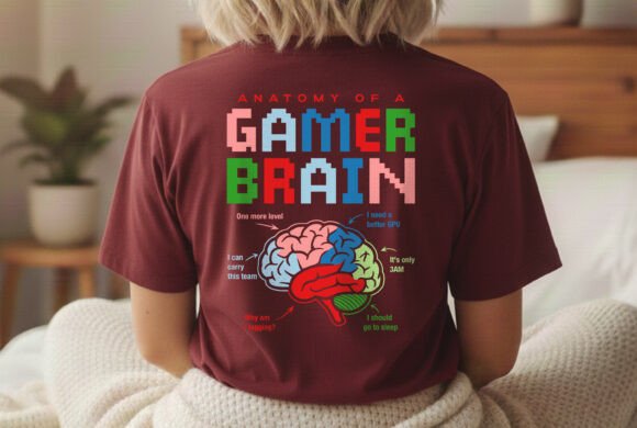 Anatomy of a Gamer Brain Tee: A Designer’s Review