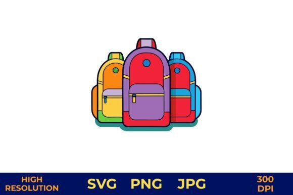 Backpacks Vector Graphics & Illustrations Review
