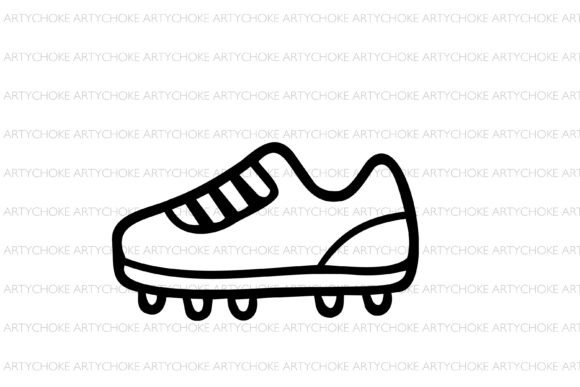 Football Shoes Doodle Clipart: Graphics & Icons Review