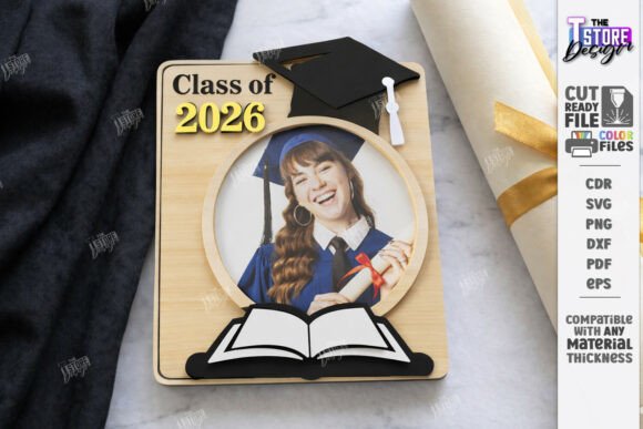 Graduation Mini Photo Frame Laser Cutting Art Amp