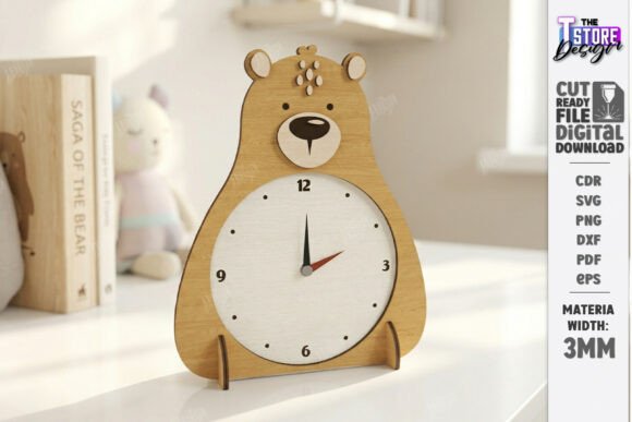 Kids Table Clock Laser Cut SVG: A Designer’s Review