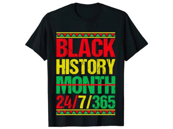 Pride Black History Month T-Shirt Graphics & Designs