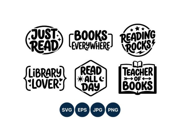 Review: Reading Quotes Black White Vector Art