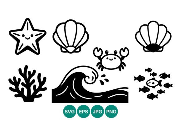 Reviewing Cute Sea Creatures Vector Art for Embroidery