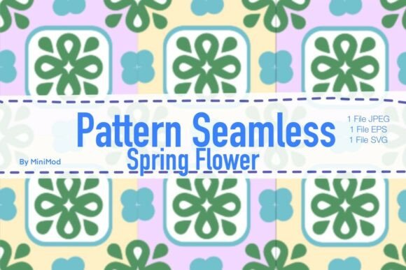 Spring Flower Pattern Graphics for Backgrounds