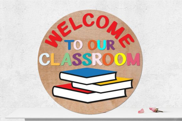 Teacher Classroom Round Sign Lasercut: Laser Cutting Signs