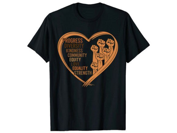 Unity Love BHM T-Shirt Graphics & Designs